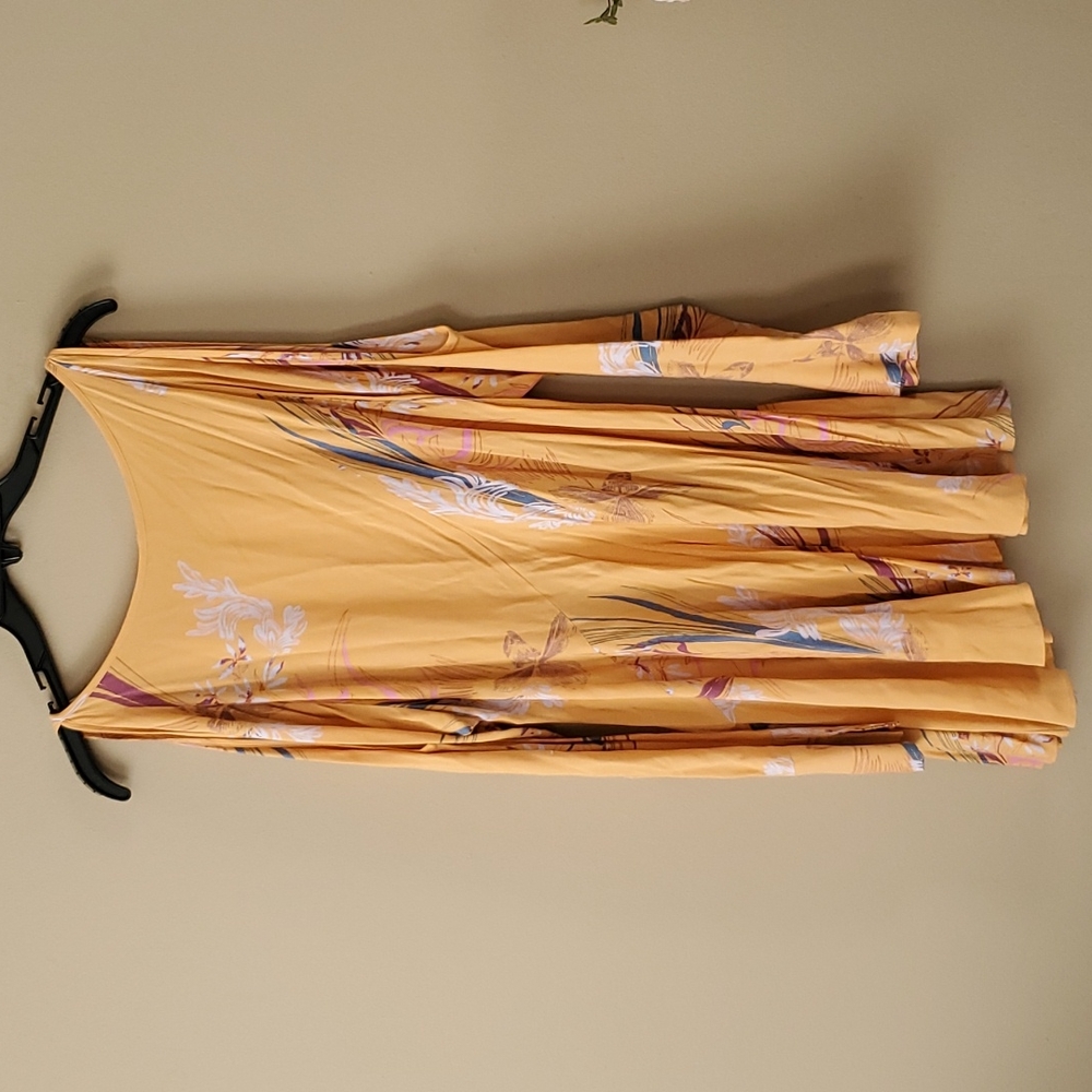 FREE PEOPLE Floral Clear Skies Cold Shoulder Tunic Dress Size S - Picture 5 of 10